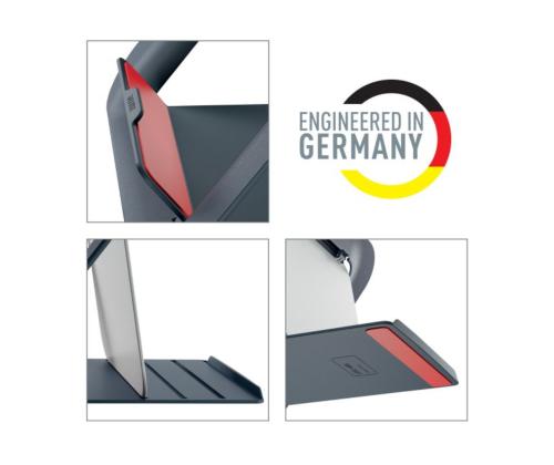 Pystyteline kannettavalle tietokoneelle Leitz Cosy keltainen