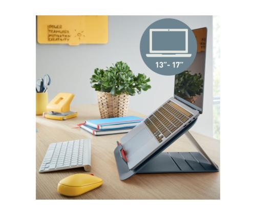 Pystyteline kannettavalle tietokoneelle Leitz Cosy keltainen