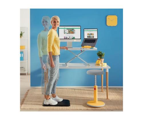 Pystyteline kannettavalle tietokoneelle Leitz Cosy harmaa