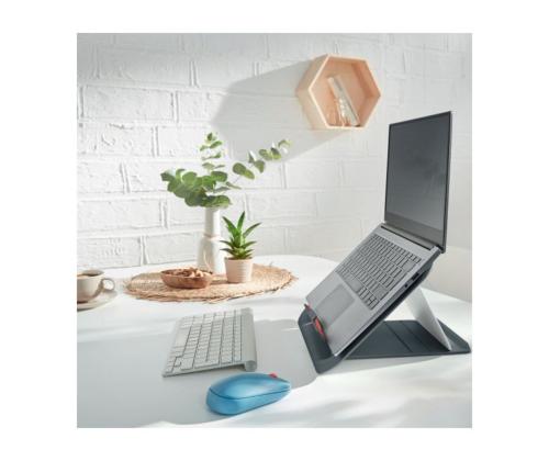 Pystyteline kannettavalle tietokoneelle Leitz Cosy keltainen