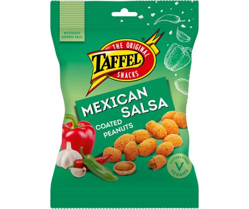Maapähkinät TAFFEL Meksikon salsa maustettua paahdettua 140g