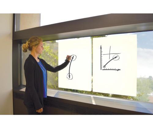 Valkotaulukalvo Nobo 600x800 valkoinen