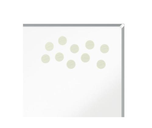 Taulumagneetti NOBO 13mm valkoinen 10 kpl