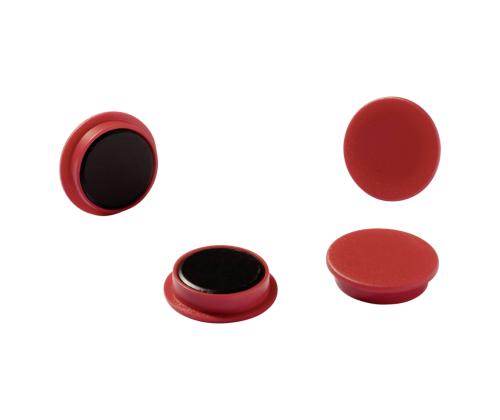 Liitutaulumagneetit DAHLE 24mm punainen 6kpl