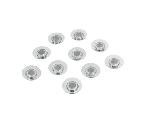 Magneetit lasitaululle 30mm läpinäkyvä 10kpl/pkt