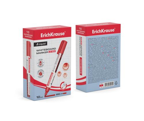 Valkotaulukynä Erich Krause Tank LW-600 punainen pyöreä kärki