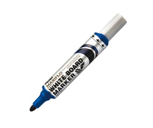 Valkotaulukynä Maxiflo MWL5S sininen pyöreä kärki