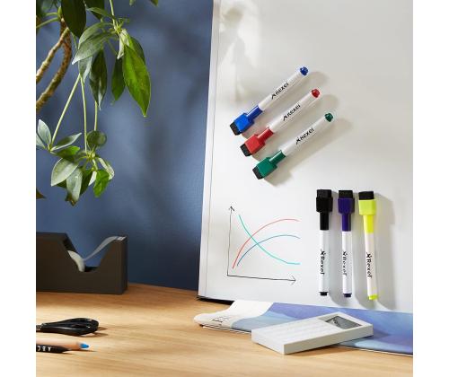 Valkotaulukynä Nobo Mini  6väria paketissa