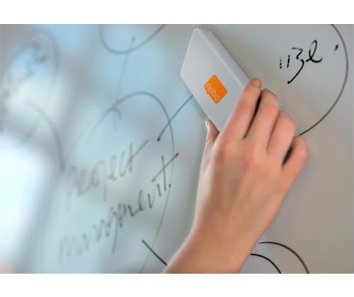 Taulunpuhdistusaine magneetilla NOBO valkoinen vaihdettavilla huopatyynyillä