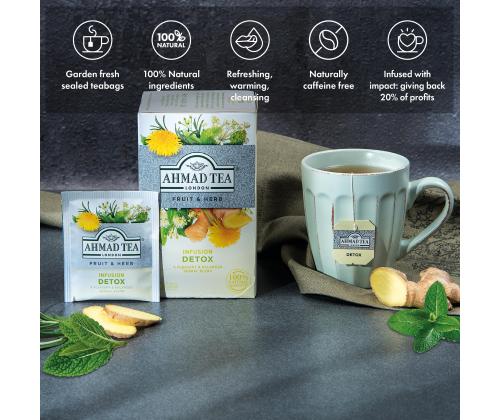 Yrttitee AHMAD Detox 20 kpl kirjekuoressa