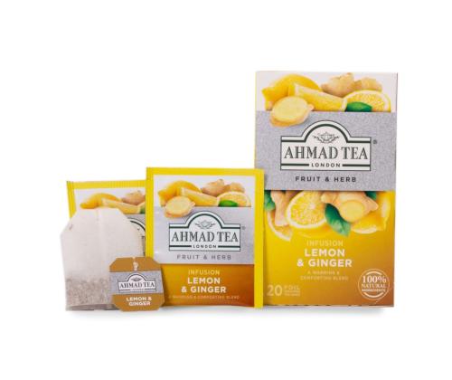 Yrttitee AHMAD inkivääri/sitruuna 20 kpl kirjekuoressa