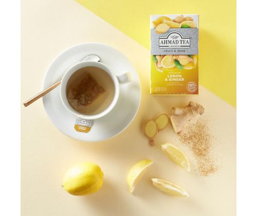 Yrttitee AHMAD inkivääri/sitruuna 20 kpl kirjekuoressa