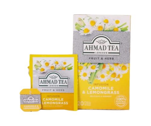 Yrttitee AHMAD kamomilla/sitruunaruoho 20 kpl kirjekuoressa