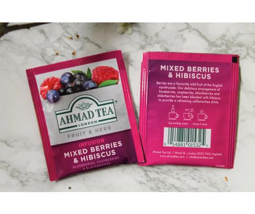 Yrttitee AHMAD marjasekoitus/hibiscus 20 kpl kirjekuoressa