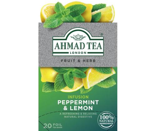 Yrttitee AHMAD minttu/sitruuna 20 kpl kirjekuoressa