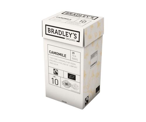 Yrttitee BRADLEYS Luomu kamomilla 25 kpl