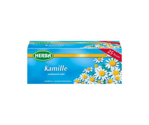 Yrttitee HERBA kamomillatee 25 kpl pakkauksessa ilman kirjekuorta