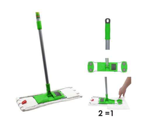 Pohjamoppisarja lattialle 60cm SAUBER (moppi + kahva)