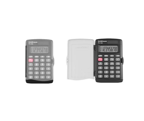 Taskulaskin 8-paikkainen ERICH KRAUSE PC-103 Classic, musta