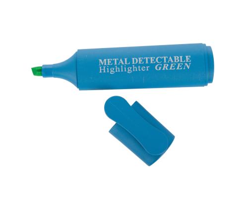 Tekstimerkki tunnistettavissa metallinpaljastimella Tunnistettava vihreä