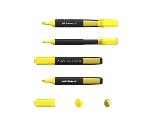 Tekstimarker ERICH KRAUSE H-30 vedela tindiga kollane