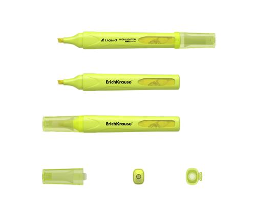 Tekstimerkki ERICH KRAUSE Liquid Visioline V-14, neonkeltainen