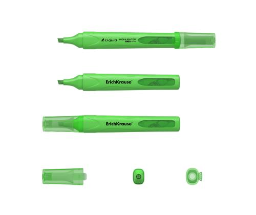 Tekstimerkki ERICH KRAUSE Liquid Visioline V-14, neonvihreä