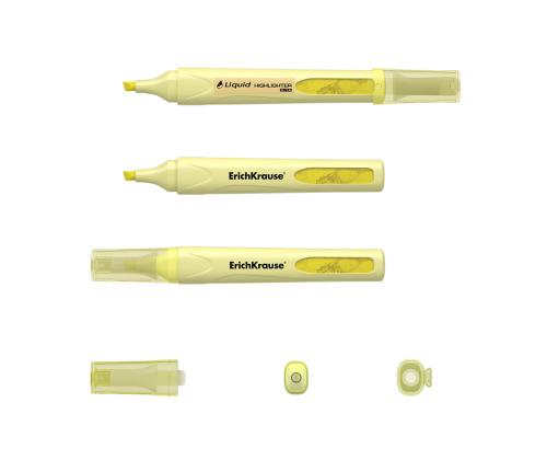 Tekstimerkki ERICH KRAUSE Liquid Visioline V-14, pastellinkeltainen