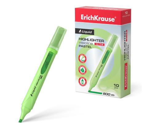 Tekstimerkki ERICH KRAUSE Liquid Visioline V-14, pastellinvihreä