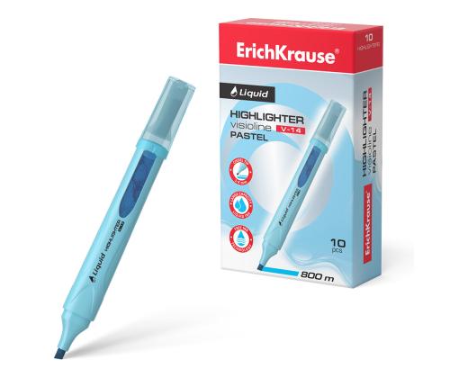 Tekstimerkki ERICH KRAUSE Liquid Visioline V-14, pastellinsininen