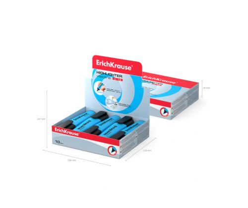 Tekstimarker ERICH KRAUSE V-12 helesinine