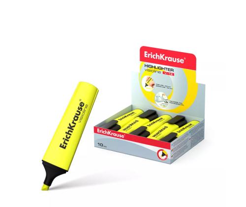 Tekstimarker ERICH KRAUSE V-12 kollane