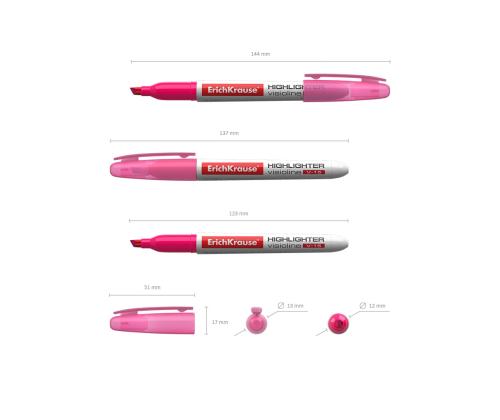 Tekstimarker ERICH KRAUSE V-15 roosa