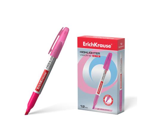 Tekstimarker ERICH KRAUSE V-15 roosa