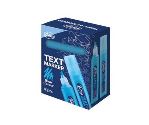 Tekstimerkki FOROFIS 1-5mm sininen