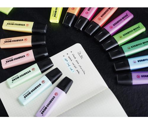 Tekstimerkki STABILO Boss pastelli turkoosi