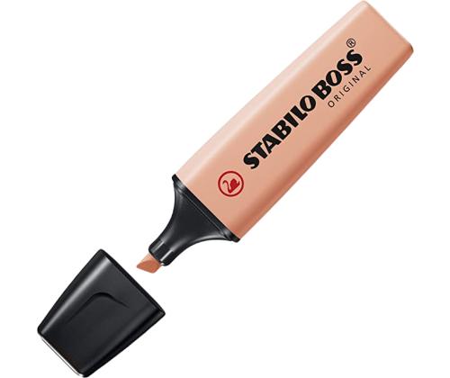 Tekstimerkki STABILO Boss pastelli persikka pinkki