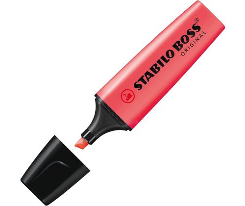 STABILO Boss punainen korostuskynä STABILO Boss punainen