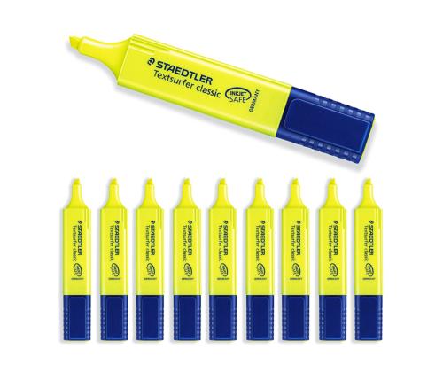 Tekstimerkki STAEDTLER 364 keltainen