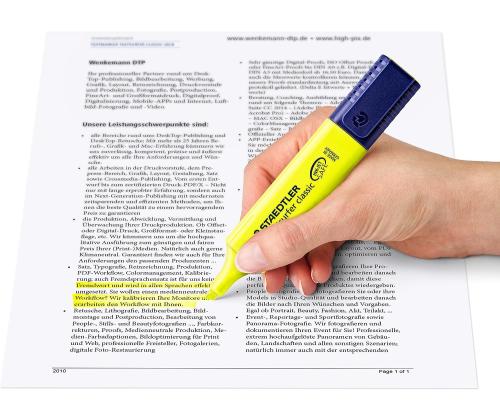 Tekstimerkki STAEDTLER 364 punainen