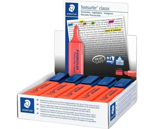 Tekstimerkki STAEDTLER 364 punainen