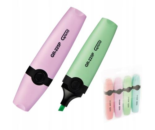 Sarja tekstimerkkejä GRAND 225P pastellisävyt 4 väriä