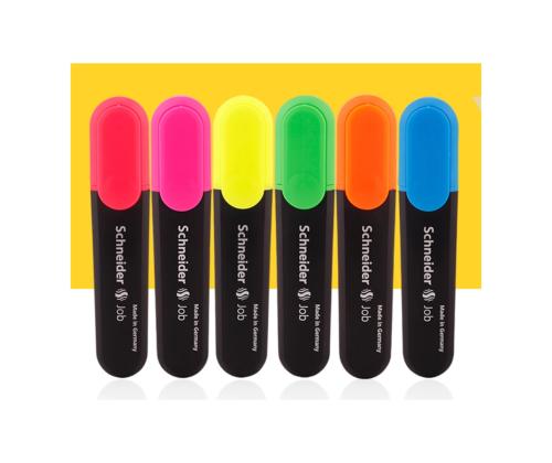 Sarja tekstimerkkejä SCHNEIDER 150 4 värin pakkauksessa