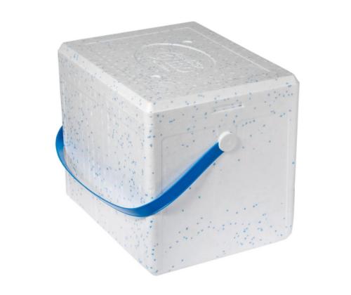 Lämpölaatikko kahvalla 25L vaahto valkoinen