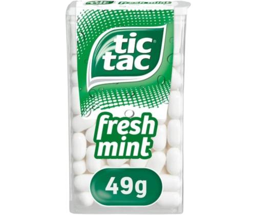 TIC TAC Tuore minttu 49g (100kpl)