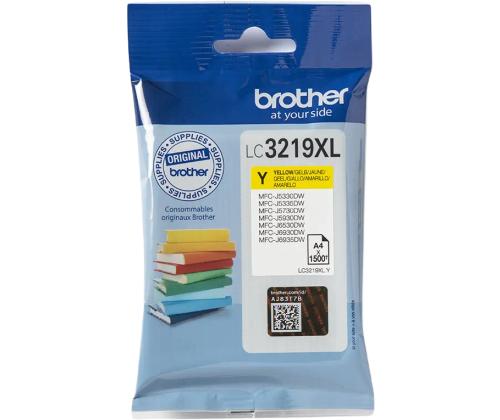 Mustepatruuna BROTHER LC3219XL keltainen