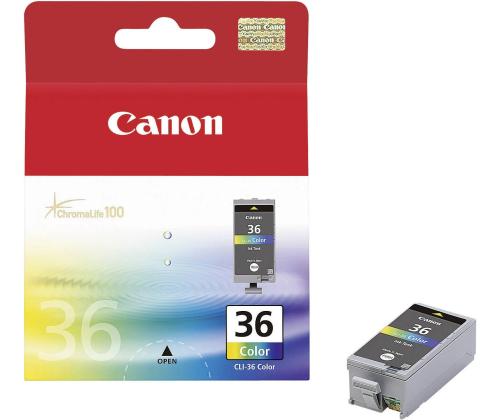 Mustesuihkukasetti Canon CLI-36 kolmiväri