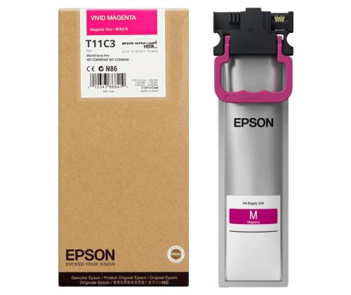 Mustekasetti EPSON T11C3 L (WF-C5390, WF-C5890) 3000 sivua punainen
