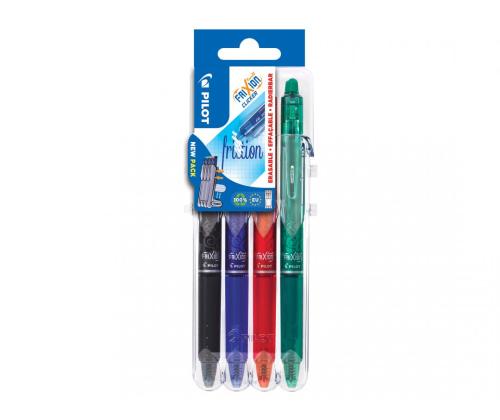 Mekaaninen täytekynä PILOT Frixion Clicker pyyhittävä 0,7 mm 4 värvi