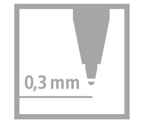 Täytekynä STABILO Worker+ Medium 0.3mm punainen